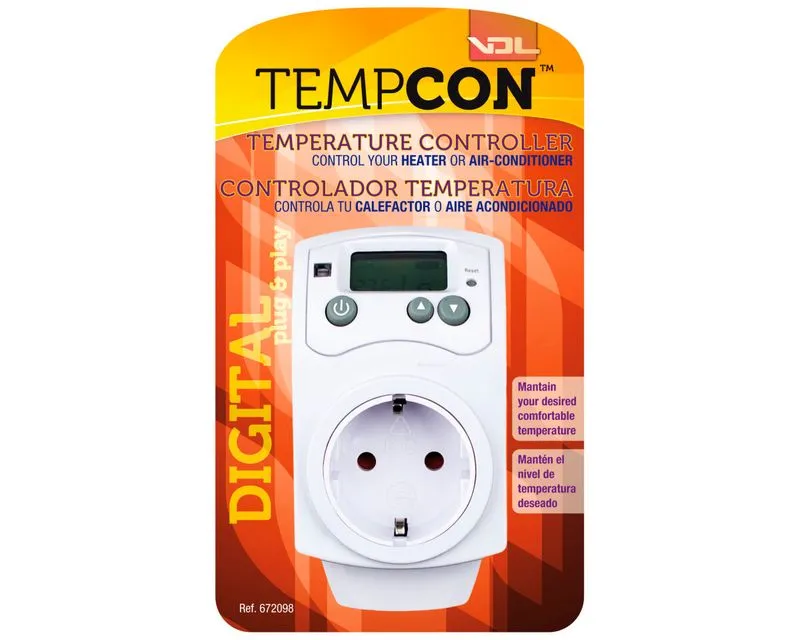 VDL Plug-In Thermostat for Heating and Cooling | Max 16A