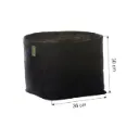 GRONEST Fabric Pot Classic Geotextile Pot | 36x36x30 cm | 39L